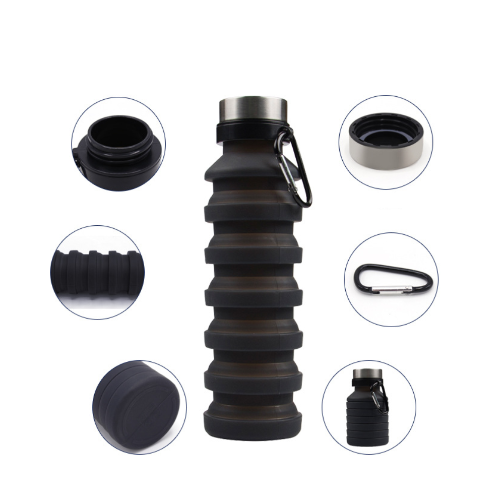 Portable Silicone Water Bottle