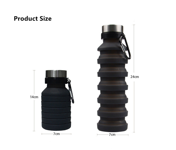 Portable Silicone Water Bottle
