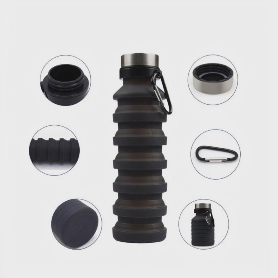 Portable Silicone Water Bottle